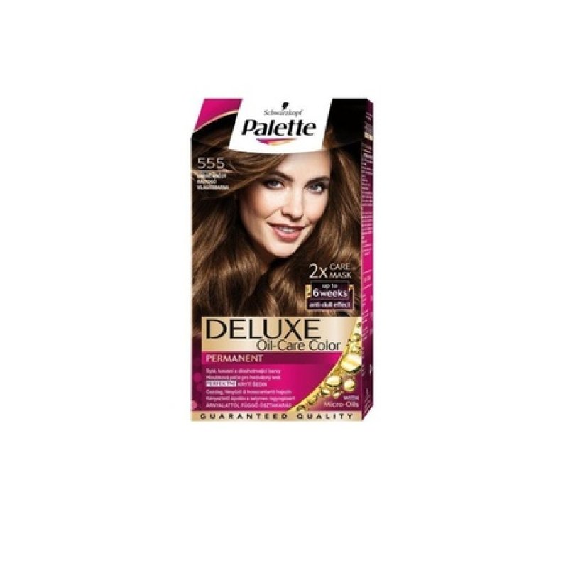 Palette Deluxe 555 Golden Gloss Caramel Permanent Hair Color