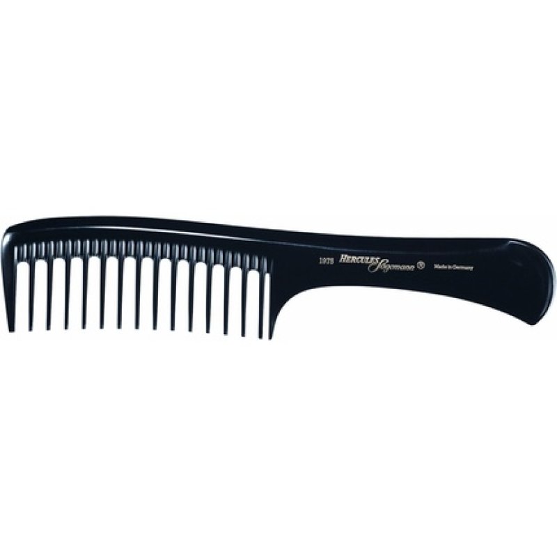 Hercules Sagemann Detangling Comb 23cm Length Black