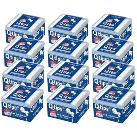 Q-tips Cotton Swabs Cube Box Advantage Pack 206 Count