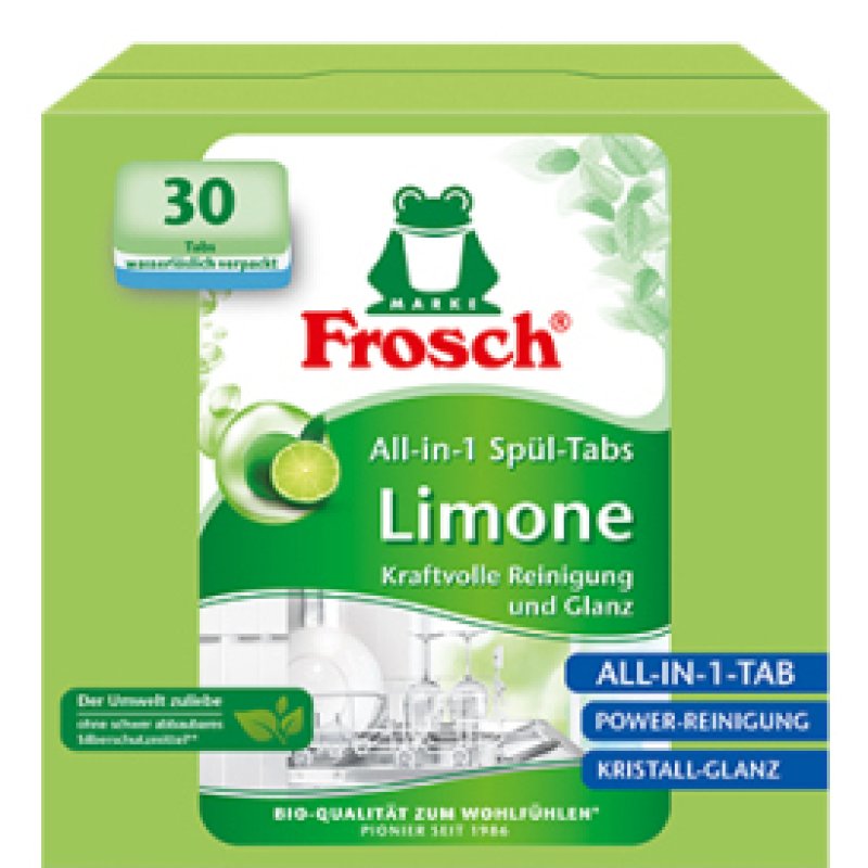 Frosch 4001499963339 produit nettoyant pour lave-vaisselle Tablette Parfumé 26 pièce(s)