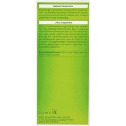 Weleda Citrus Deodorant Refill Pack 200ml