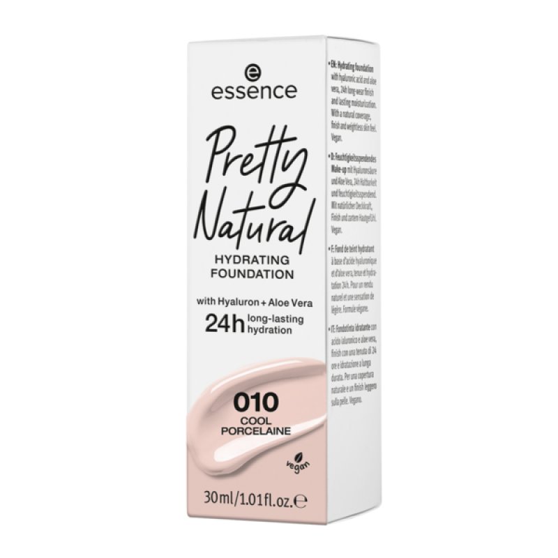 Moisturizing foundation Pretty Natural 010 Cool Porcelaine