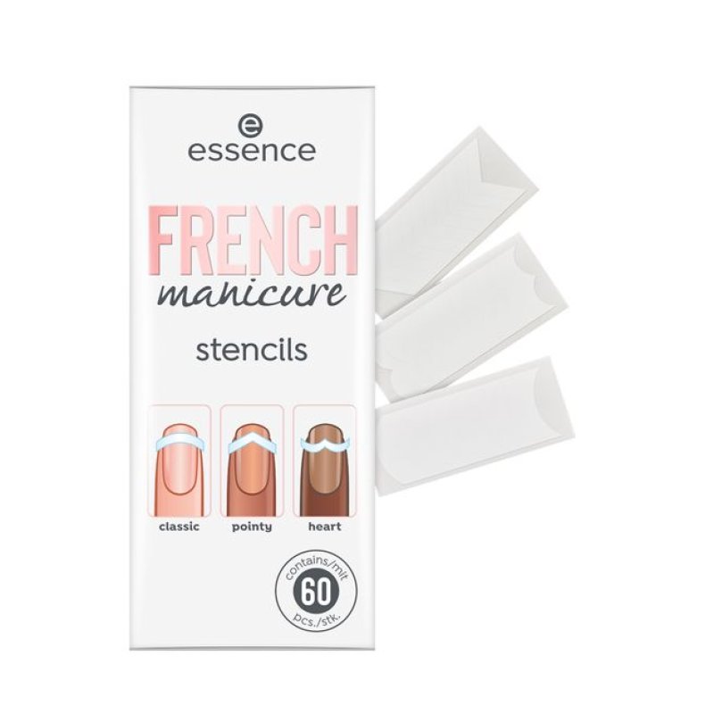 Essence FRENCH nail stickers 60 pc(s) White
