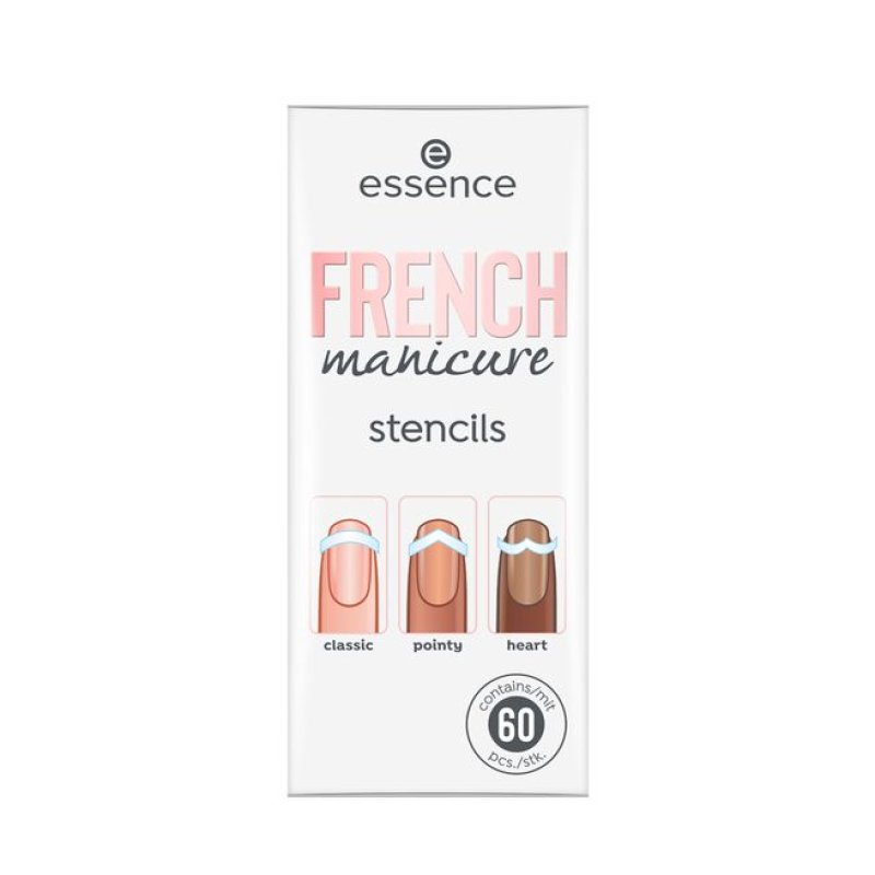 Essence FRENCH nail stickers 60 pc(s) White