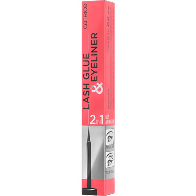 CATRICE Lash Glue & Eyeliner crayon contour des yeux 1,7 ml Liquide Black