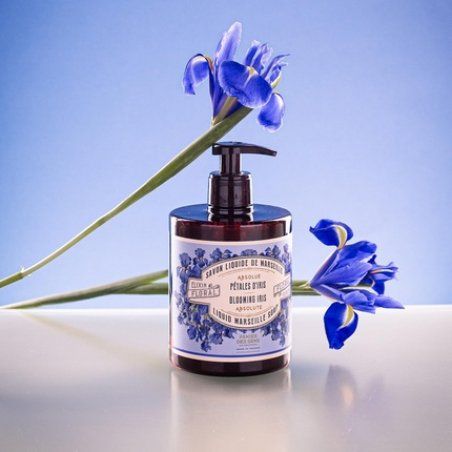 Panier des Sens Marseille Liquid Hand Soap Blooming Iris Hand Wash with Coconut Oil 16.9 Fl.oz
