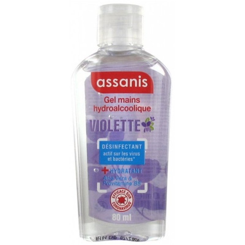 Assanis Pocket Antibacterial No Rinse Hand Gel 80ml