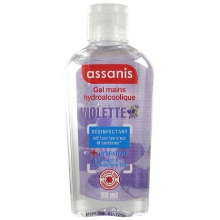 Assanis Pocket Antibacterial No Rinse Hand Gel 80ml