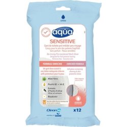 Aqua Moisturizing Washcloths Sensitive - Gentle And Hydrating