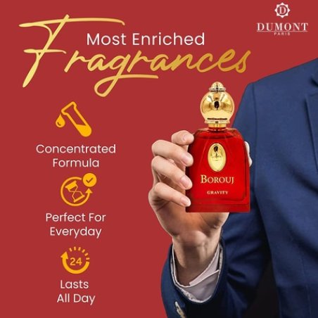 Borouj Gravity Unisex Perfume 85ml - Agarwood and Vanilla