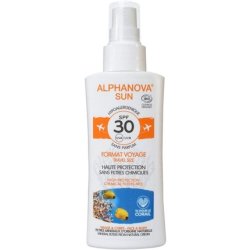 Alphanova Sun SPF30 Travel Size Fragrance-Free Organic 90g