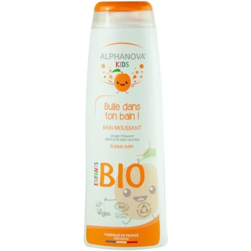 Alphanova Kids Bulle Dans Ton Bain! Apricot Organic Foaming Bath 250ml