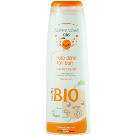 Alphanova Kids Bulle Dans Ton Bain! Apricot Organic Foaming Bath 250ml