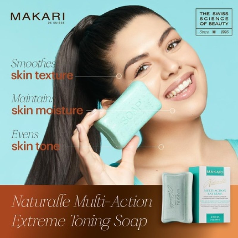 Makari Naturalle Multi-Action Extreme Skin Lightening Soap 7oz Exfoliating