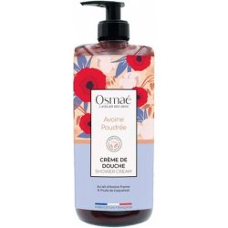 Osmae Shower Cream Oat Powdery 1L Face and Body Cleanser