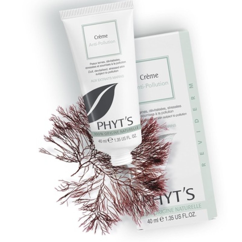 Phyts Anti-Pollution Cream Face Moisturizer with Hazelnut Oil and Aloe Vera