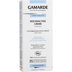 GAMARDE Bio-Cosmetics Ultra Rich Cream with Hyaluronic Acid, Shea Butter & Argan Oil 40ml