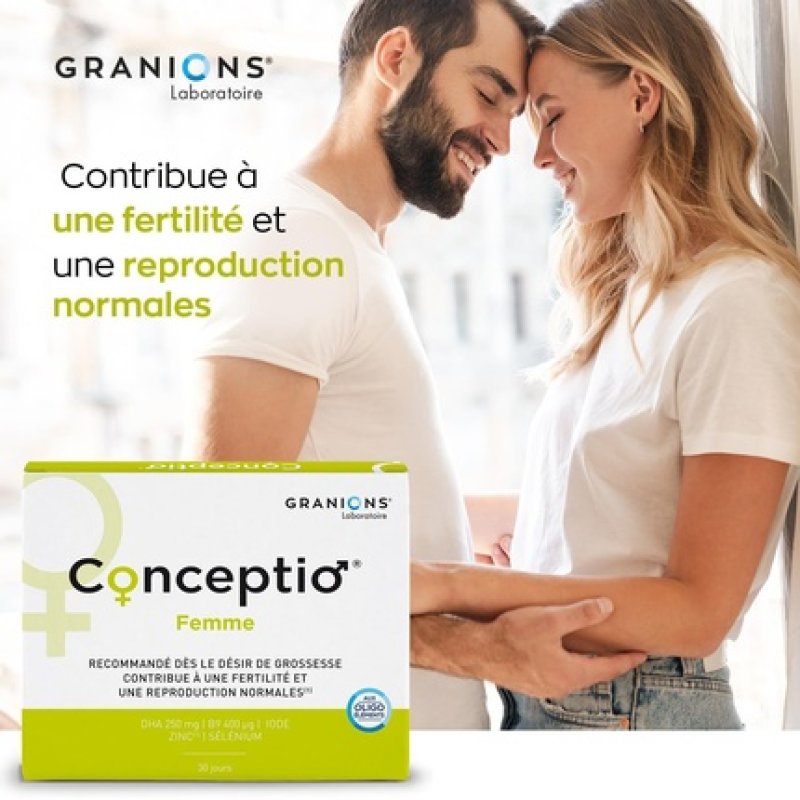 Granions Conceptio Femme Female Fertility Support with Vitamin B9
