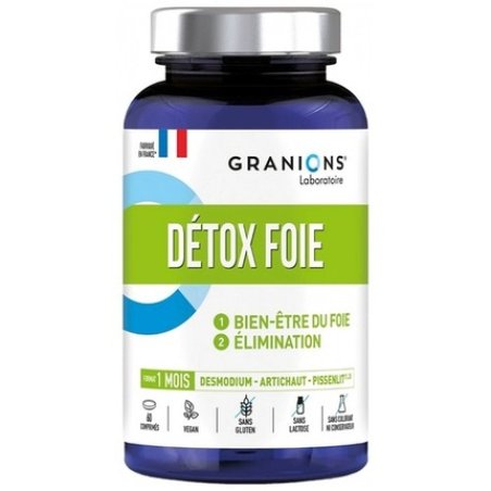 Granions Liver Detox 1000mg Dietary Supplement 60 Tablets