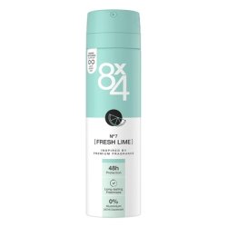 8X4 N°7 Fresh Lime Deodorant Spray 150ml