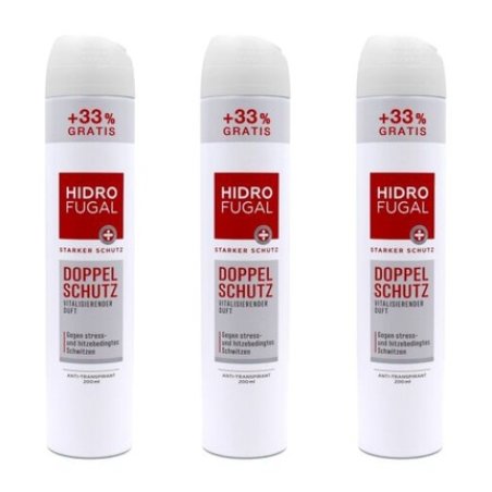 Hidrofugal Double Protection Anti-Perspirant XL 3x200ml