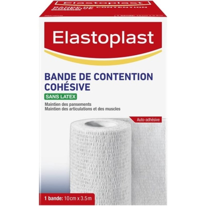 Elastoplast Cohesive Compression Bandage 10cm x 3.5m - White