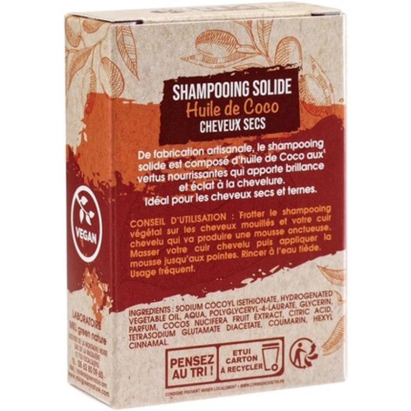 Mkl Green Nature Coconut Oil Solid Shampoo for Dry Hair 65g