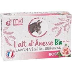 Mkl Green Nature Organic Donkey Milk Rose Surgras Vegetable Soap 100g