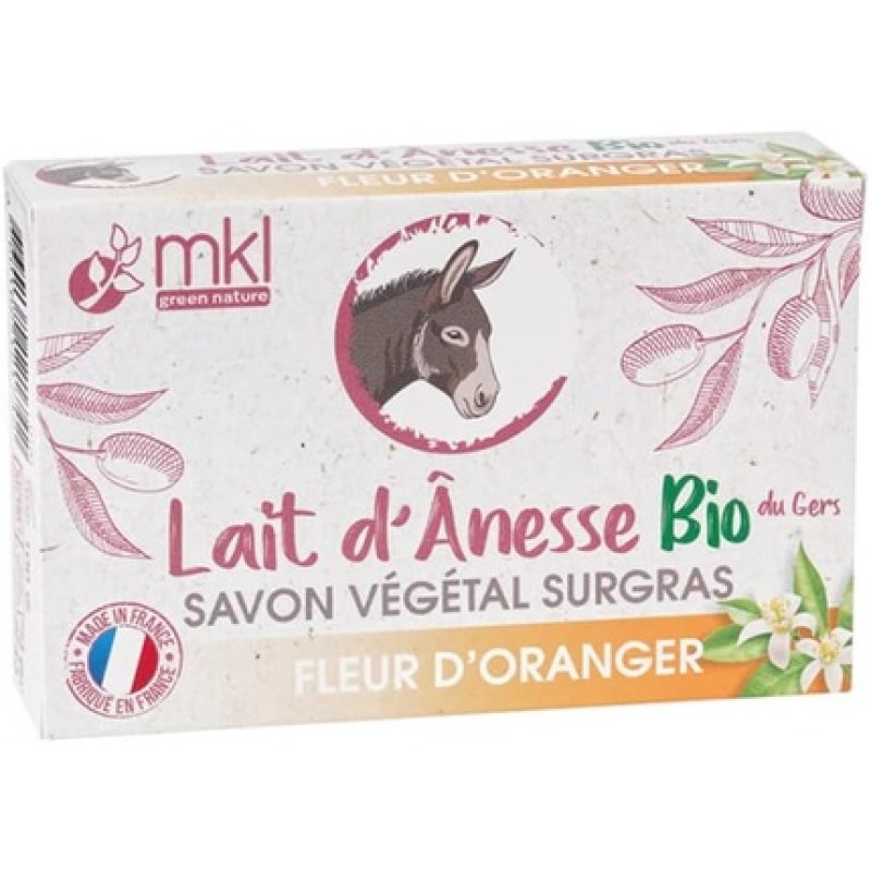 Mkl Green Nature Organic Donkey Milk Extra-Rich Plant Soap Orange