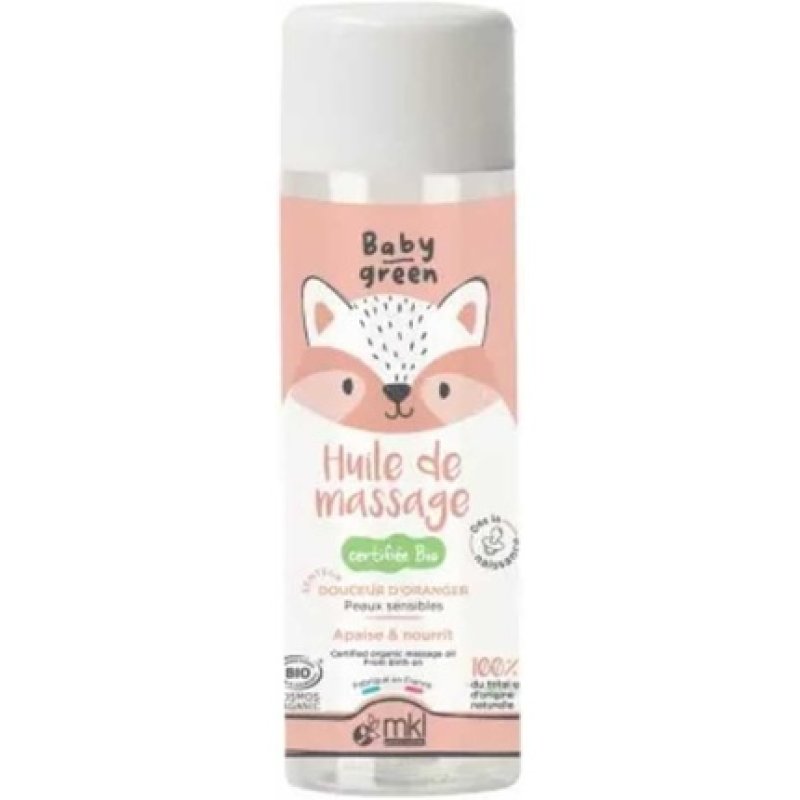 Mkl Green Nature Baby Green Organic Massage Oil 100ml