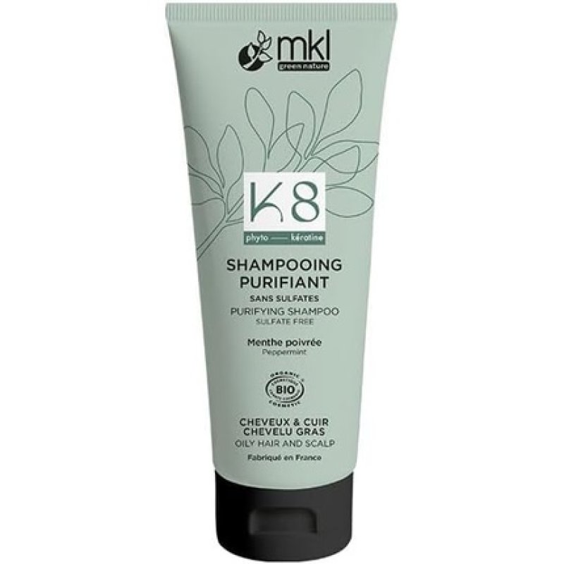 Mkl Green Nature Organic Purifying Shampoo 250ml for Oily Hair