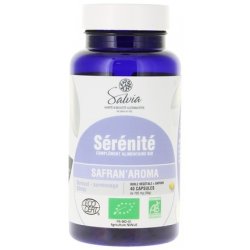 Salvia Nutrition Saffron Aroma Serenity Organic 40 Capsules for Emotional Calm