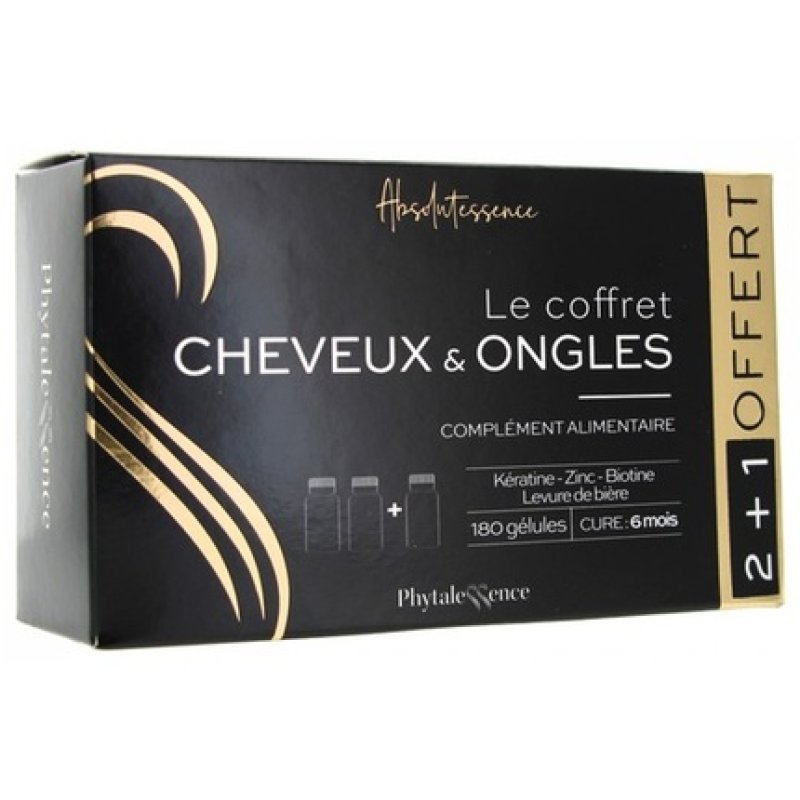 Phytalessence Hair & Nails Dietary Supplement 60 Capsules - Pack of 3