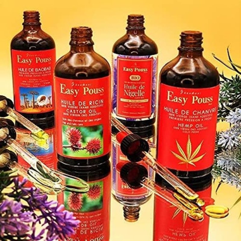 Easy Pouss By Shandrani 100% Virgin Hemp Oil 100ml