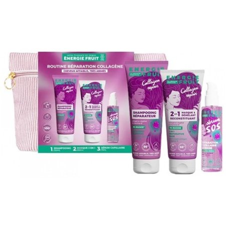 Energy Fruit Routine Set Collagen Repair Natural Hair Routine