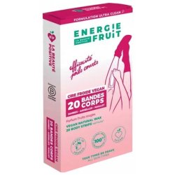 Energy Fruit Cold Wax Strips for Body - 20 Strips