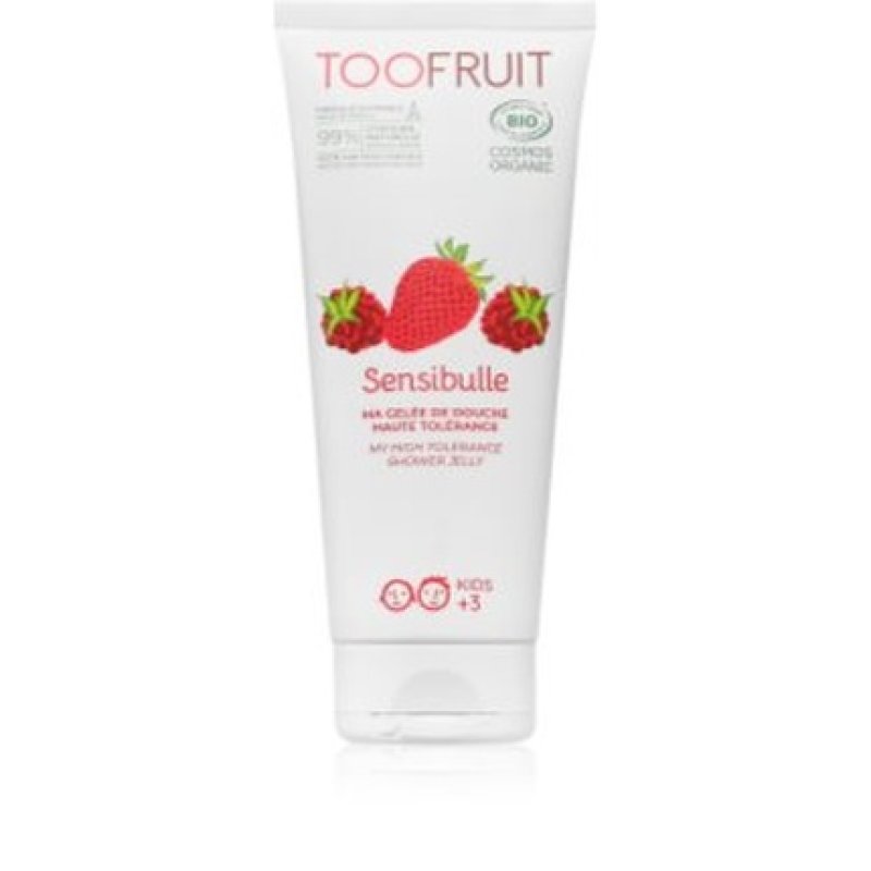Toofruit Sensibulle Strawberry And Raspberry Shower Gel 200ml