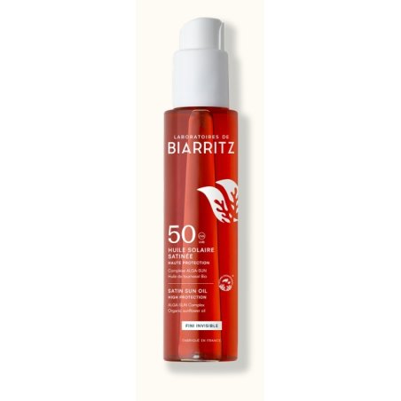 Laboratoires De Biarritz Satin Sun Oil SPF 50 with Invisible Finish