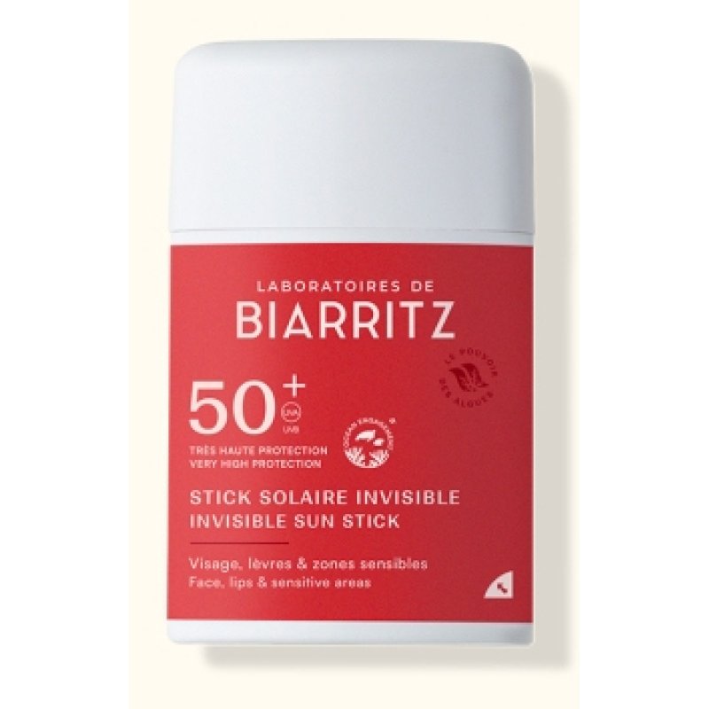Laboratoires de Biarritz LB3609 écran solaire et produit après soleil Stick de protection solaire Visage 50 Adultes