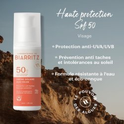Laboratoires De Biarritz Facial Sunscreen SPF 50 Certified Organic