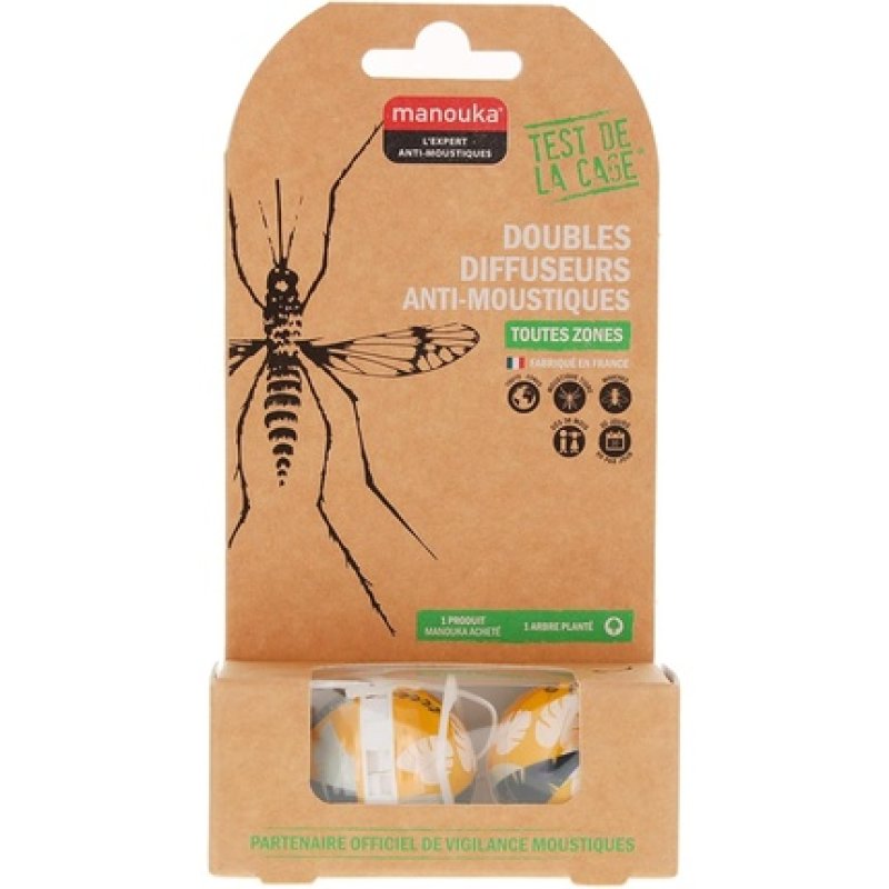 Manouka Double Anti-Mosquito Diffusers - Plant