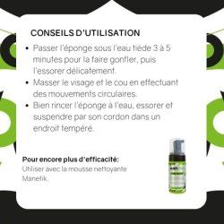 Konjac Expert Natural Face Konjac Sponge with Bamboo Charcoal for Normal to Oily Skin