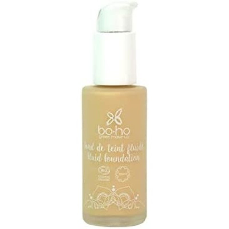 Boho Green Makeup Organic Fluid Foundation 30ml 02 Ivory Green