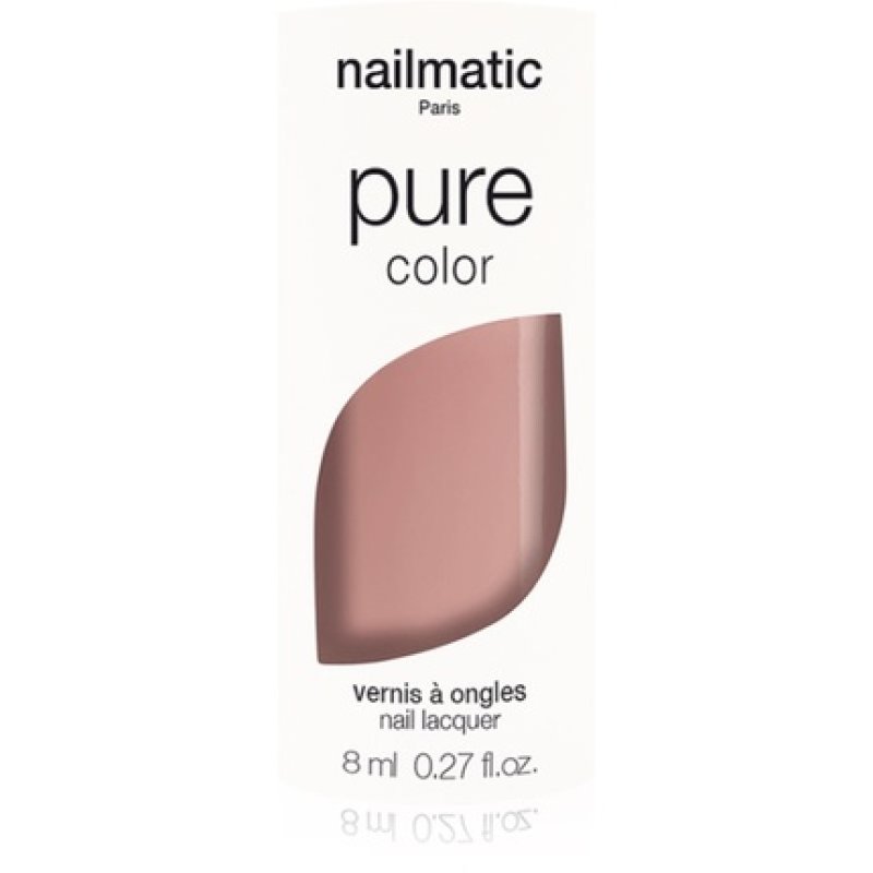 Nailmatic Pure Color Nail Polish - Beige Rose / Pink Beige, 8 ml