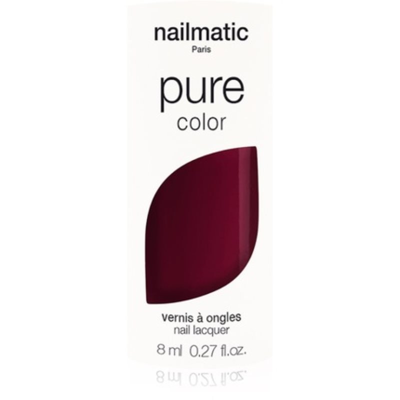 Nailmatic Pure Color Nail Polish - Grace-Rouge Noir / Black Red, 8 ml