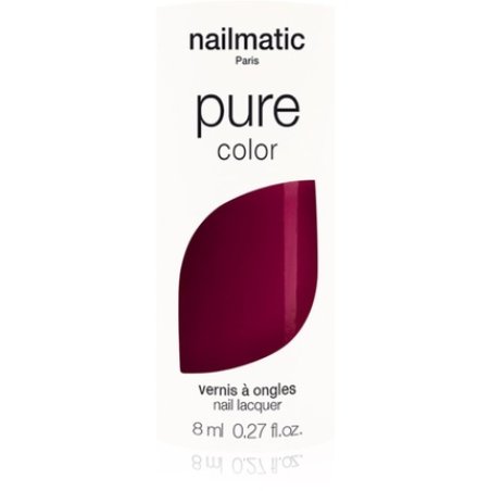 Nailmatic Pure Color Nail Polish FAYE-Bordeaux Red 8 ml
