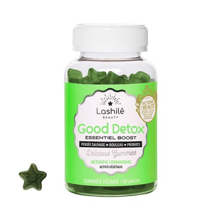 Lashile Beauty Goode Essentiel Boost Detoxifies the Body 60 Gummies