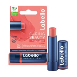 Labello Caring Beauty Coral baume pour les lèvres Beaume pour les lèvres Femmes 4,8 g
