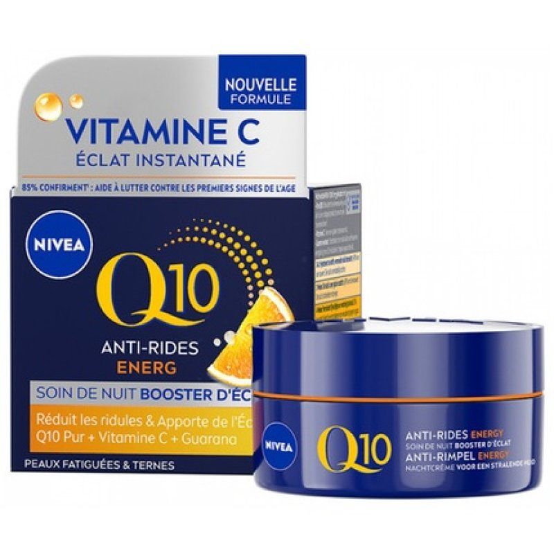 Nivea Q10 Anti-Wrinkle Energy Night Care Glow Booster SPF 15 50ml