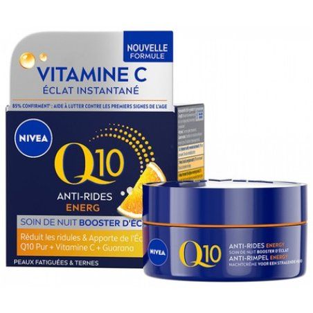 Nivea Q10 Anti-Wrinkle Energy Night Care Glow Booster SPF 15 50ml
